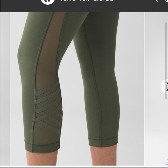 Lululemon Minimalist Crop Fatigue Green - Picture 4 of 9